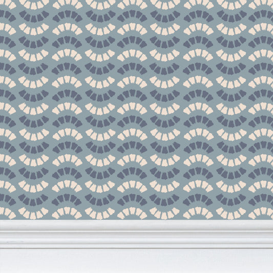 WAVE ABSTRACT ARCH BLUE COLLECTION