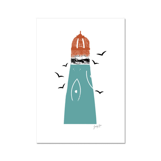 Lighthouse A4 Art Print