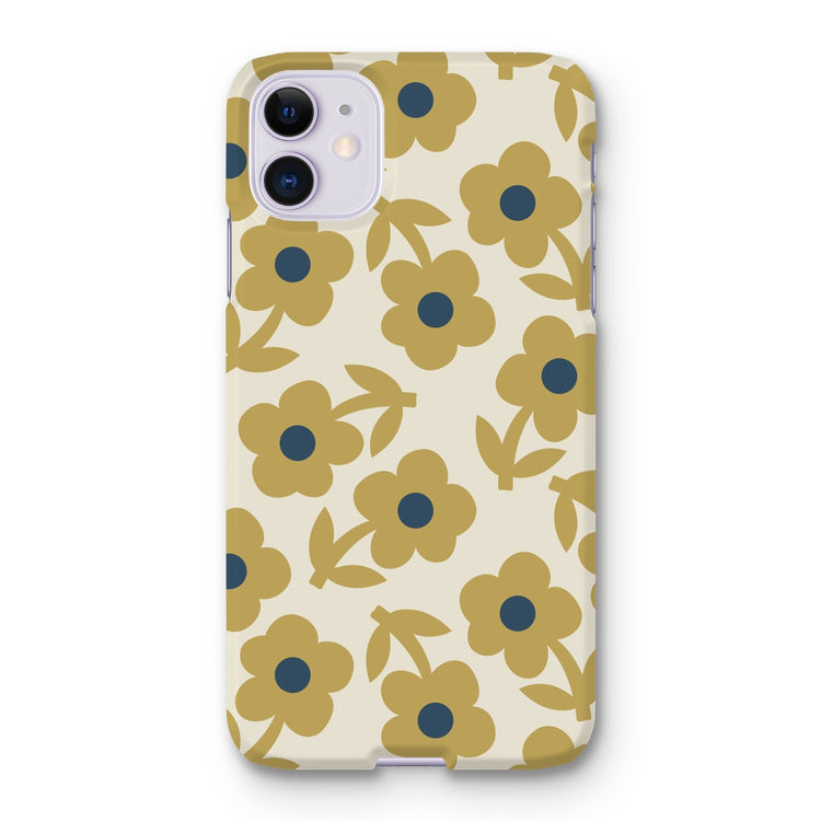 MUSTARD PAPER DAISY Snap Phone Case