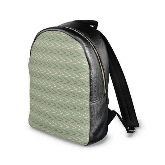 CHEVRON SAGE - Colville Leather Backpack