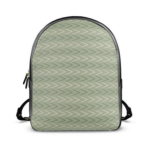 CHEVRON SAGE - Colville Leather Backpack