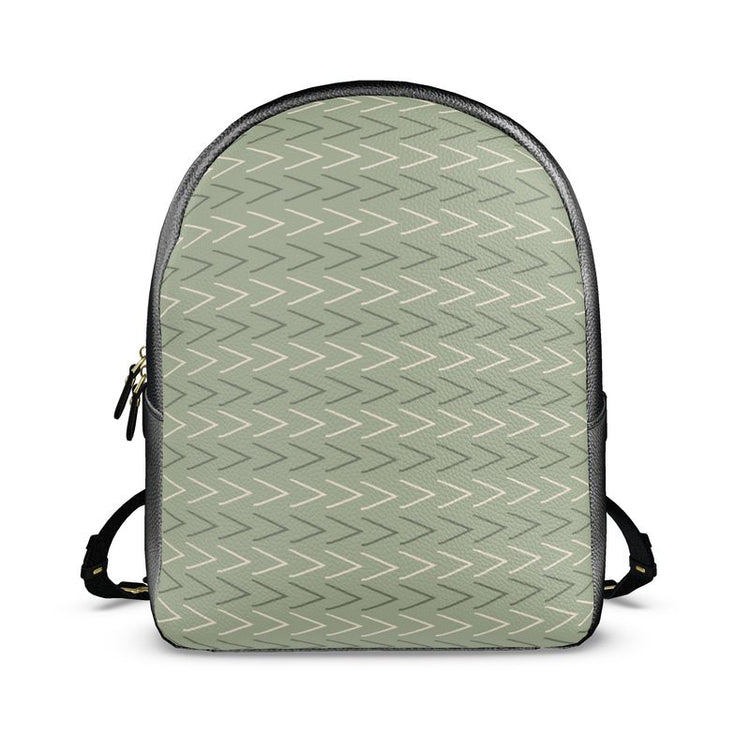 CHEVRON SAGE - Colville Leather Backpack