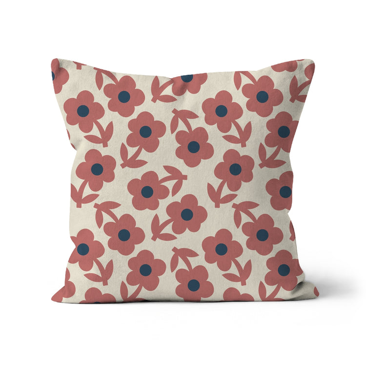 PINK PAPER DAISY  Cushion