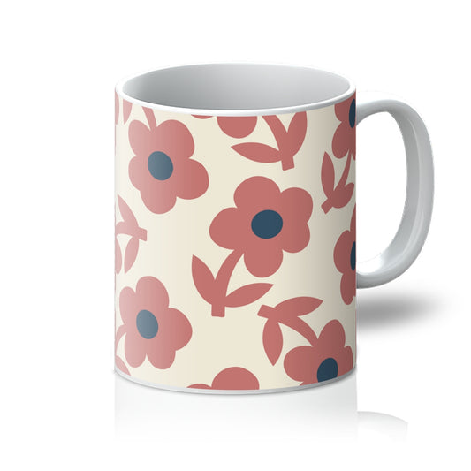 PINK PAPER DAISY  Mug