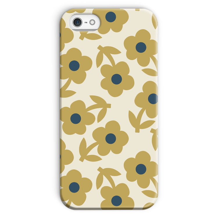 MUSTARD PAPER DAISY Snap Phone Case