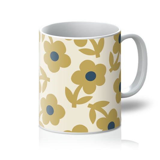 MUSTARD PAPER DAISY Mug