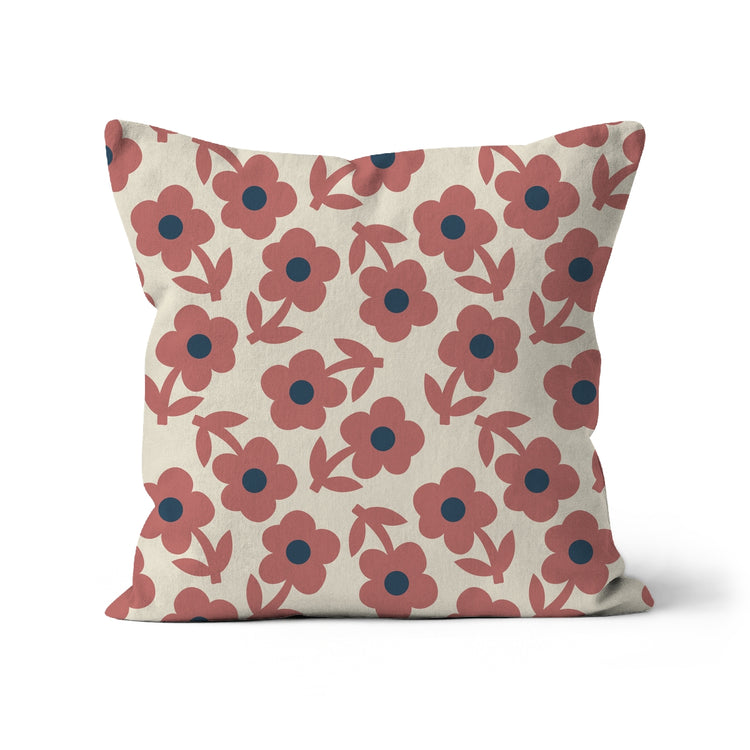 PINK PAPER DAISY  Cushion